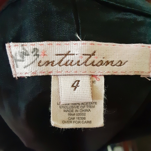 INTUITIONS Tweed Skirt with Lace Trim Size 4 - Picture 10 of 11